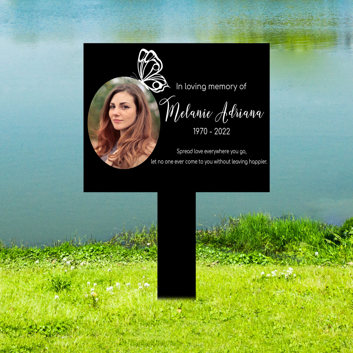 In Loving Memory of Memorial Personalize Plaque