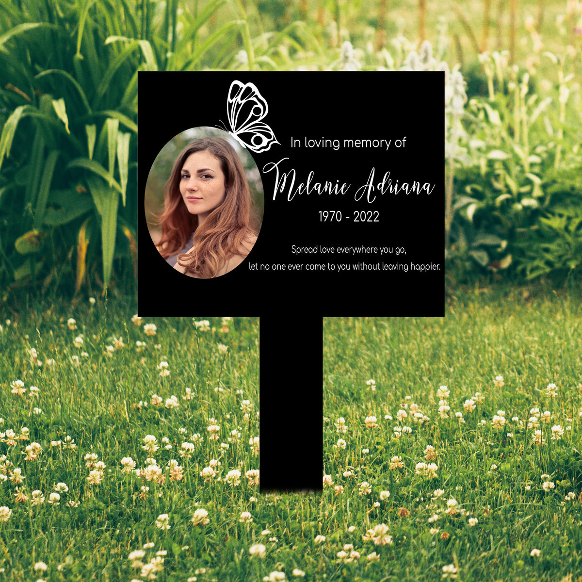 In Loving Memory of Memorial Personalize Plaque