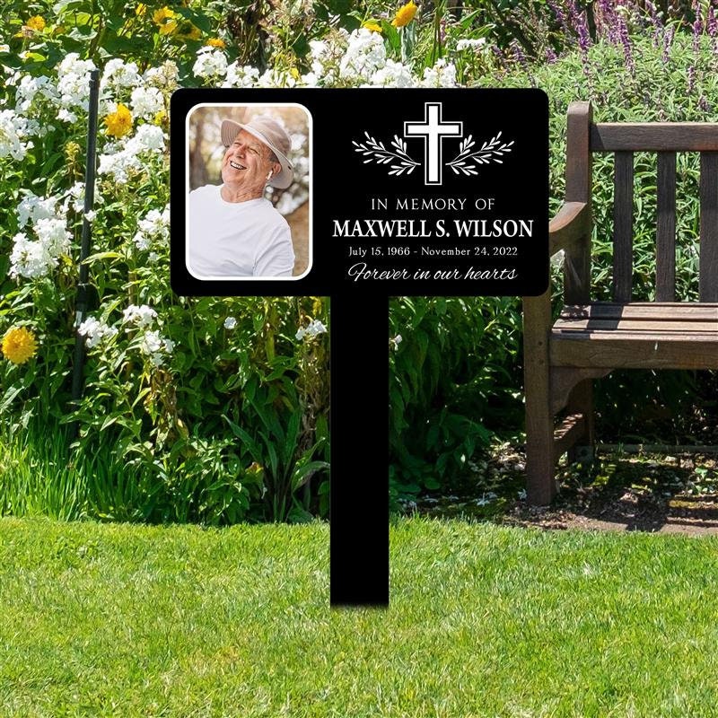Forever In Our Hearts Memorial Personalize Plaque