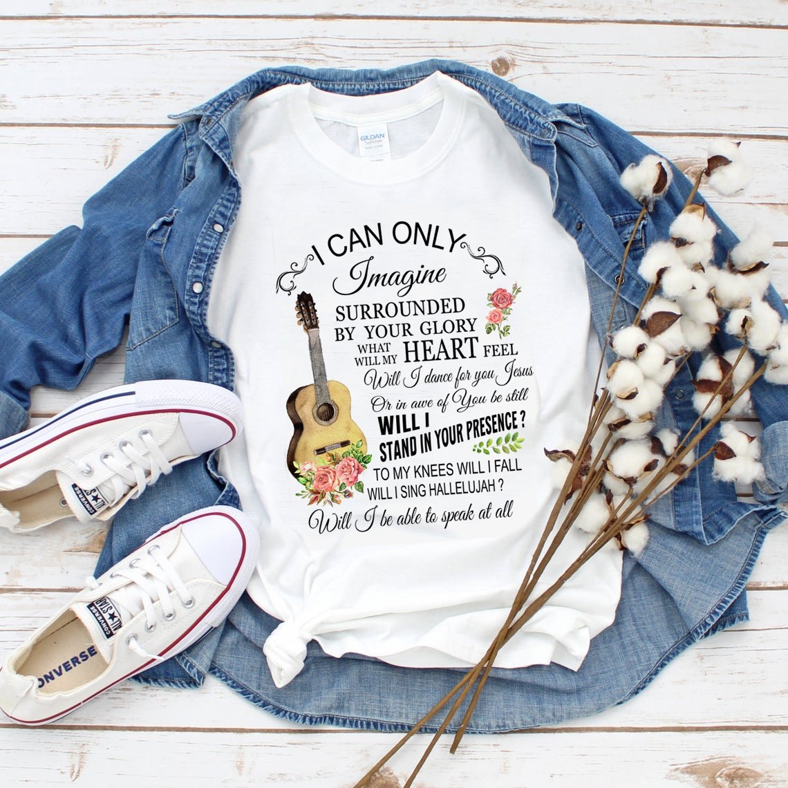 Guitar Surrounded By Glory Classic T-Shirt