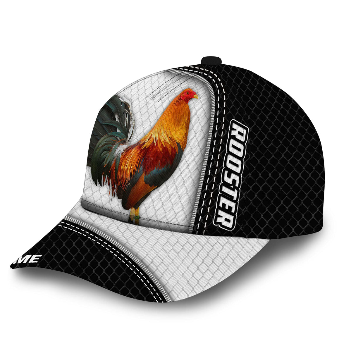Premium Cool 3D All Over Printed Rooster Hats For Rooster Lovers Multicolor Personalized