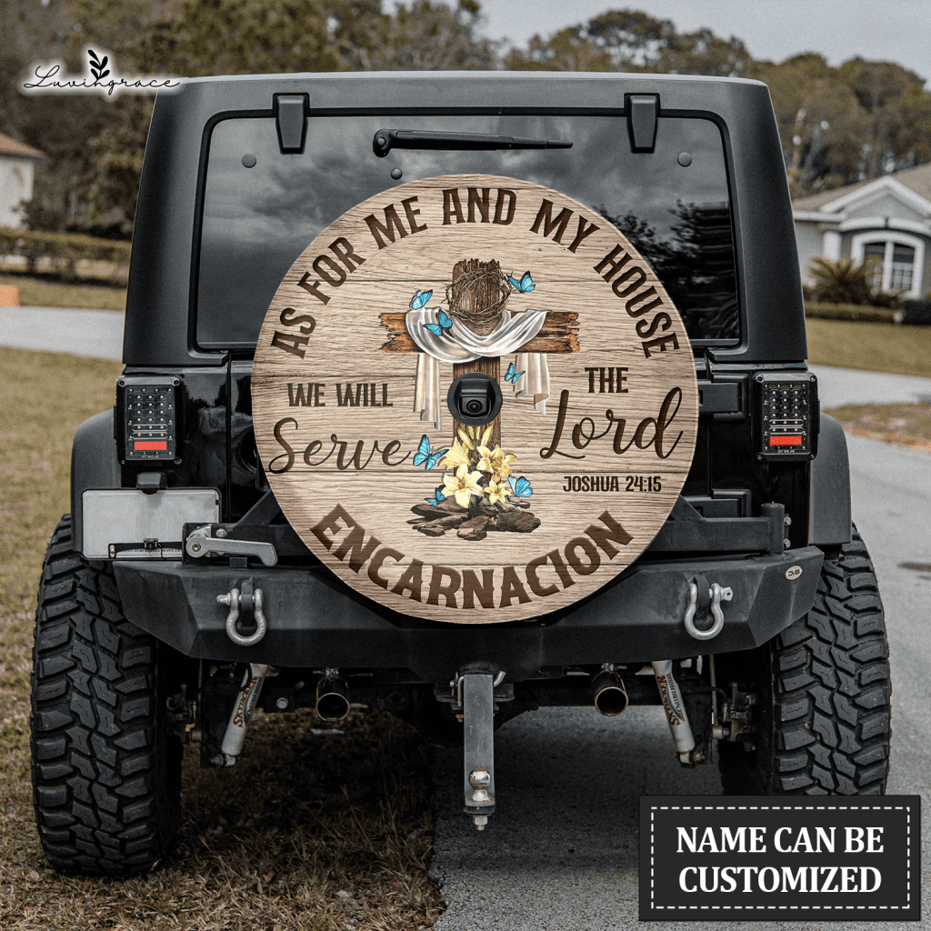 Personalized As For Our House Tire Cover Car Accessories Custom Tire