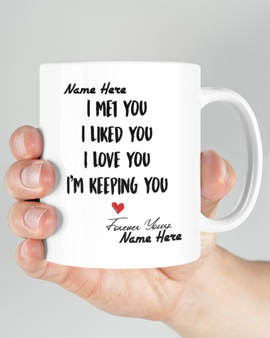 PERSONALIZED MUG: Sweetest Gift For Her - Him Mugs