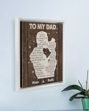 LOVELY GIFT FOR DAD 2022 - Personalized Gift For Father's Day - Personalized Custom Poster