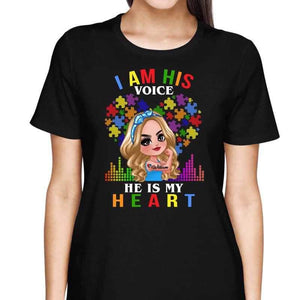 He Is My Heart Autism Strong Doll Personalized Shirt