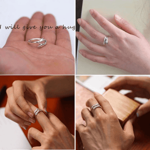 To My Husband In Heaven - Till The Day We’re Together Again - Hug Ring